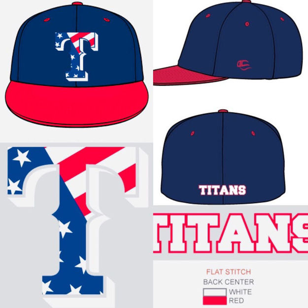 Picture of Titans Custom Game Hat