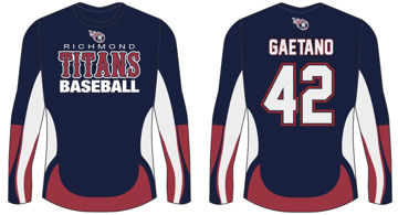 Picture of 2022 Titans Custom Long Sleeve T-Shirt