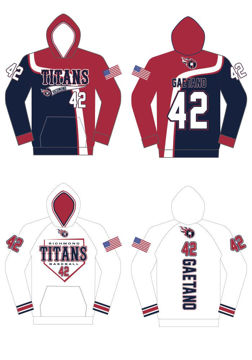 Picture of REVERSIBLE LIGHTWEIGHT Titans Hoodie