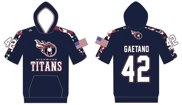 Picture of 2023 Titans Camo Short Sleeve Hoodie